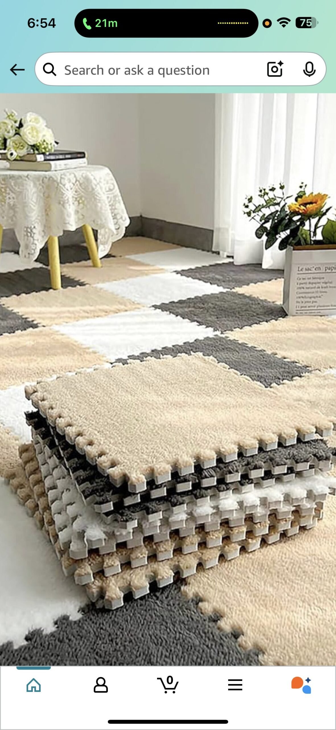 Mix and match floor tiles